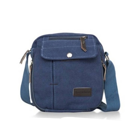 boutique Other - Nwt Blue Crossbody shoulder bag made of canvas
